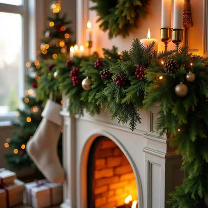 2x 6FT Premium Christmas Cedar Garlands